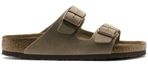 Sandále BIRKENSTOCK  Arizona SF Suede Leather Narrow - Taupe