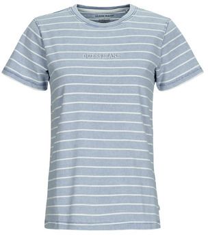 Tričká s krátkym rukávom Guess  SS CN REG YD STRIPED TEE