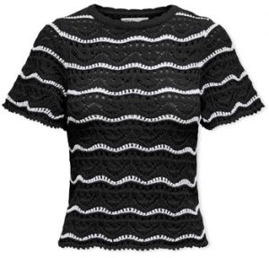Svetre Only  Anna Sofia Life Knit - Black/Cloud Dancer