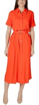 Dlhé šaty Vero Moda  Vmeasy Joy Gold 7/8 Shirt Wvn Ga 10328107