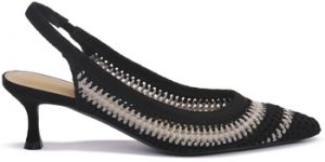 Lodičky Priv Lab  BLK VIRGINIA MACRAME