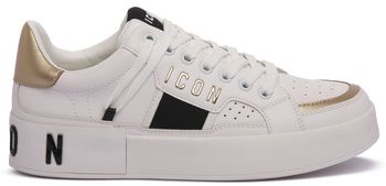 Módne tenisky Icon  WHITE GOLD