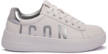 Módne tenisky Icon  WHITE SILVER