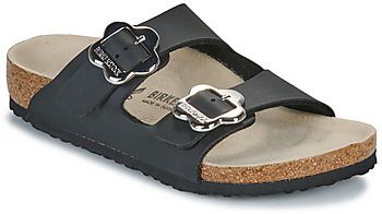 Šľapky BIRKENSTOCK  Arizona Kids Flower Buckle BF Black