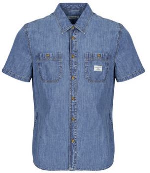 Košele s krátkym rukávom Guess  REGULAR SS DENIM SHIRT