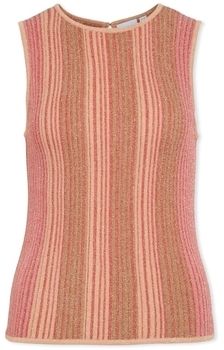 Blúzka Vila  Top Melvina Glitter - Aurora Red
