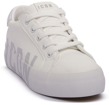 Módne tenisky Icon  WHITE ARGENTO