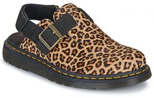 Nazuvky Dr. Martens  Jorge II Mule Light Tan+Black Leopard