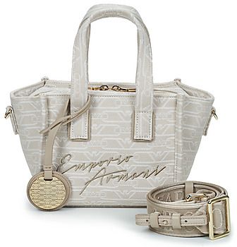 Veľká nákupná taška/Nákupná taška Emporio Armani  TOTE M CANVAS JAQUARD MONOGRAM