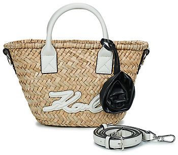 Kabelky Karl Lagerfeld  K/SIGNATURE RAFFIA SM BASKET