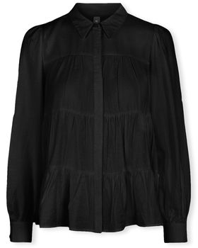 Blúzka Y.a.s  YAS Noos Pala Shirt - Black