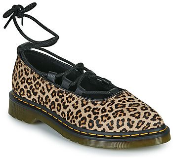 Polokozačky Dr. Martens  1460 Pascal Light Tan Mini Leopard Spot Hair On
