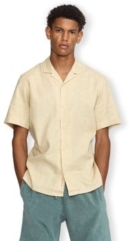Košele s dlhým rukávom Rvlt Revolution  Cuban Shirt - Offwhite