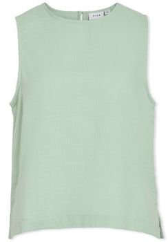Blúzka Vila  Top Lania Short - Silt Green