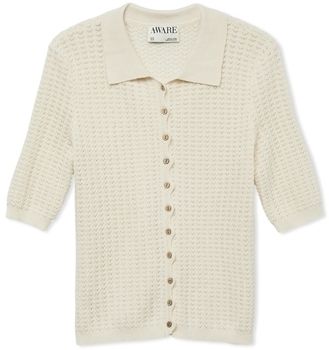Kabáty Aware  Noos Panama Cardigan - Birch