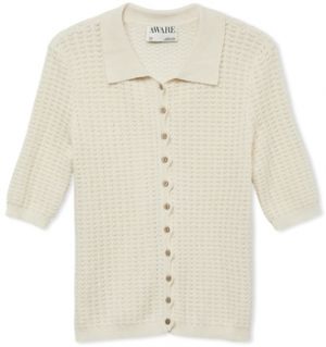 Kabáty Aware  Noos Panama Cardigan - Birch