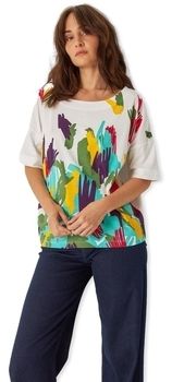 Mikiny Skfk  T-Shirt Inese-Gots - White
