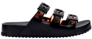 Sandále Melissa  Cozy Stripes - Black/Clear Tortoise