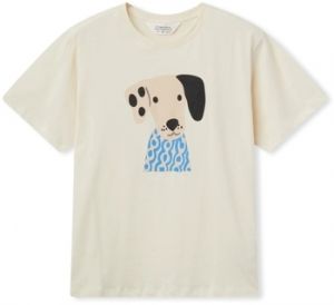 Mikiny Compania Fantastica  COMPAÑIA FANTÁSTICA T-Shirt 42010 - Ecru
