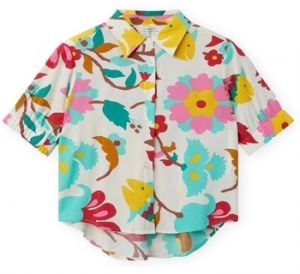 Blúzka Compania Fantastica  COMPAÑIA FANTÁSTICA Shirt 11106 - Flowers 6