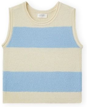 Blúzka Compania Fantastica  COMPAÑIA FANTÁSTICA Top 10352 - White/Light Blue