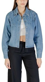 Košele a blúzky Only  Onlmaggiemay Ls Rhinestone Dnm Shirt Mae 15341749