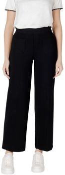 Padavé nohavice Street One  Front pocket Straight leg HW P 378899