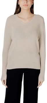 Svetre Street One  LTD_QR_lurex v-neck sweater 303220