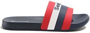 športové šľapky Sergio Tacchini  San Remo Stripe Slides Navy/Red/White