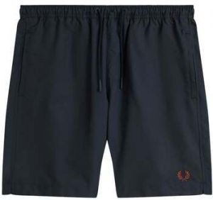 Plavky Fred Perry  Classic Swim Shorts Navy/Cinnamon