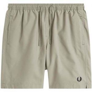 Plavky Fred Perry  Classic Swim Shorts Warm Grey/Black