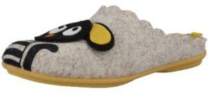 Papuče La Maison De L'espadrille  9058-2 Maison de l'Espadrille GRIS CHAT/CHIEN JAUNE 9058-2