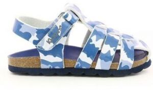 Sandále Kickers  SUMMERTAN  51 BLEU CAMOUFLAGE 622389