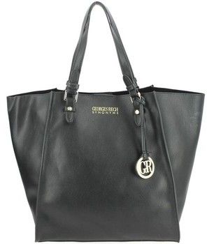 Veľká nákupná taška/Nákupná taška Georges Rech  STONE  NOIR 0805-GR21
