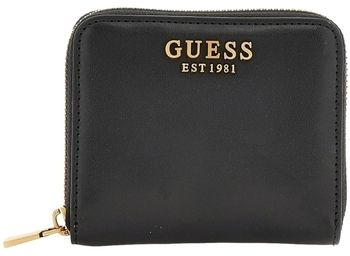 Peňaženky Guess  LAUREL SLG LARGE ZIP  BLACK SWVB85 00370