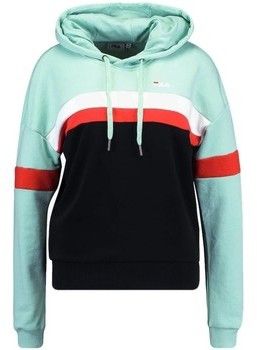 Mikiny Fila  ELLA HOODY  A211 MIST GREEN BLACK BRI 687079