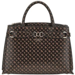 Kabelky Guess  ARLENA LOGO GIRLFRIEND SATCHEL  MOCHA LOGO HWPS93 36060