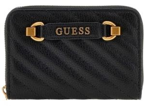 Peňaženky Guess  SELA SLG MEDIUM ZIP AROUND  BLACK SWQB94 95140