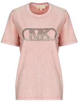 Tričká s krátkym rukávom MICHAEL Michael Kors  CROP GWSH EMPIRE STUD TEE