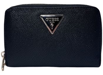 Peňaženky Guess  LAUREL SLG CARD BLACK Noir