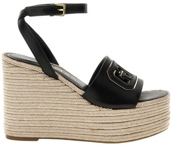 Sandále Guess  TANVEE BLACK/GOLD Noir