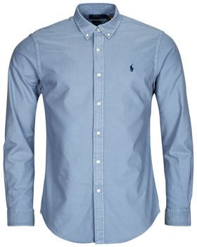 Košele s dlhým rukávom Polo Ralph Lauren  CHEMISE AJUSTEE SLIM FIT EN OXFORD LEGER
