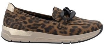 Mokasíny Rieker  58944 90-LEOPARD Marron