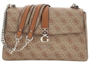 Kabelky Guess  ZAMIRA HOBO SHOULDER LATTE LOGO Marron