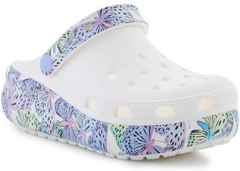 Sandále Crocs  Classic Cutie Butterfly Clog K 208298-94S White/Multi