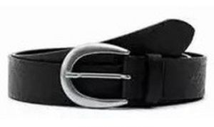 Opasky Desigual  BELT_LOGO ONDAS  2000-NEGRO 22WARL04