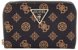 Peňaženky Guess  LAUREL SLG MEDIUM ZIP AROUND  MOCHA LOGO SWPG85 00140