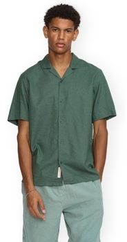 Košele s dlhým rukávom Rvlt Revolution  RVLT Cuban Shirt - Dustgreen