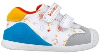 Módne tenisky Biomecanics  Baby Sneakers 252115-C - Blanco/Yema