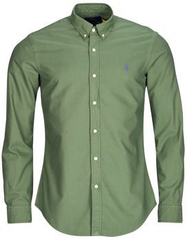 Košele s dlhým rukávom Polo Ralph Lauren  CHEMISE AJUSTEE SLIM FIT EN OXFORD LEGER
